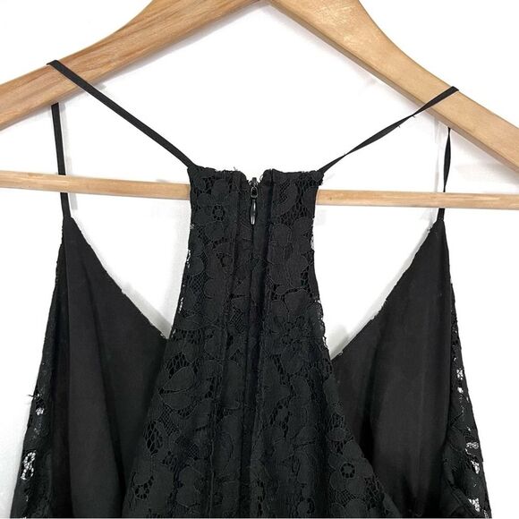 Joie Nanon B Black Lace Dress Fit and Flare Mini Dress S - Picture 9 of 9